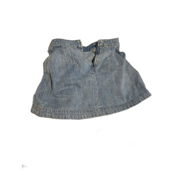 SIZE 6 FREE PEOPLE DENIM SKIRT - Picture 3 of 6